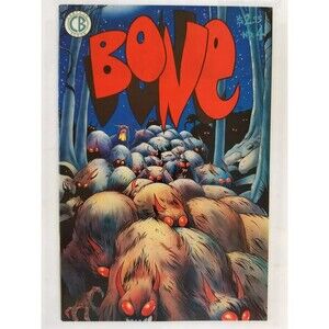 Bone #4 2nd‎ print 1st Kingdok Hooded One (Cartoon Books)